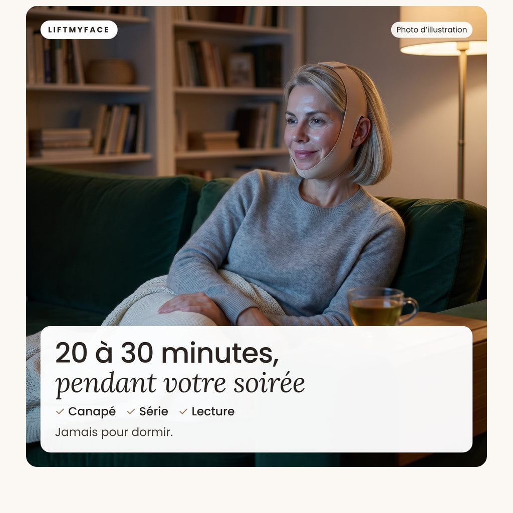 20 à 30 minutes le soir avec la bande, photo d’illustration